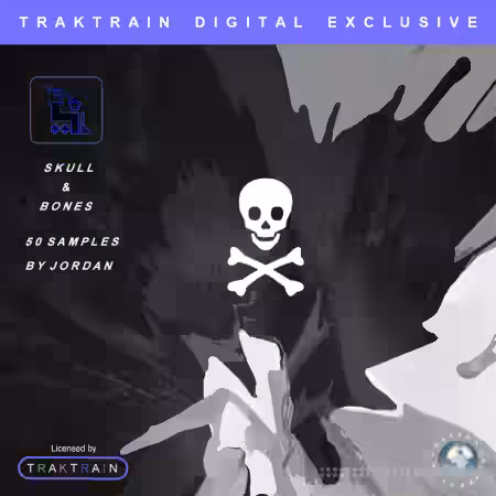 TrakTrain Skull and Bones Sample Pack by Jordan [WAV] - Sample Pack Artwork