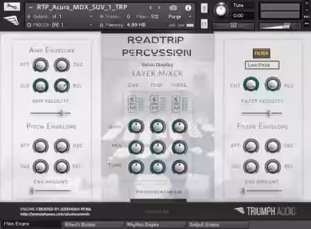 Triumph Audio Roadtrip Percussion v1.1.1 [KONTAKT] - Sample Pack Artwork
