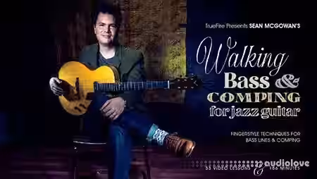Truefire Sean McGowan's Walking Bass & Comping for Jazz Guitar (2017) [TUTORiAL] - Sample Pack Artwork