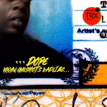 TRX Machinemusic Dope Vocal Oneshots & Adlibs [WAV] - Sample Pack Artwork