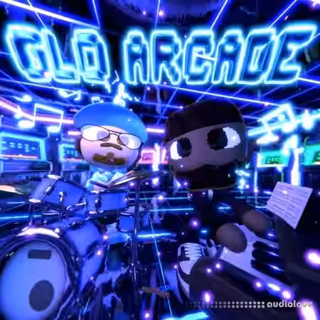 Tumfy and aye.shark Glo Arcade Production Suite [WAV, MiDi, Synth Presets] - Sample Pack Artwork