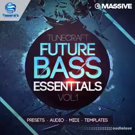 Tunecraft Sounds Future Bass Essentials Vol.1 [WAV, MiDi, Synth Presets, DAW Templates] - Sample Pack Artwork