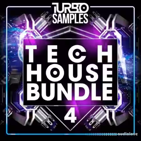 Turbo Samples Tech House Bundle 4 [WAV, MiDi] - Sample Pack Artwork