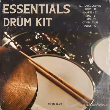 Txmmy Beats Essentials Drum Kit [WAV] - Sample Pack Artwork