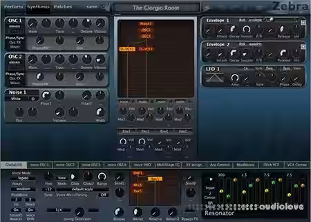 u-he The Dark Zebra [Synth Presets] - Sample Pack Artwork