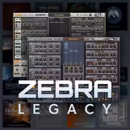 u-he Zebra Legacy v2.9.4 [WiN, MacOSX] - Sample Pack Artwork