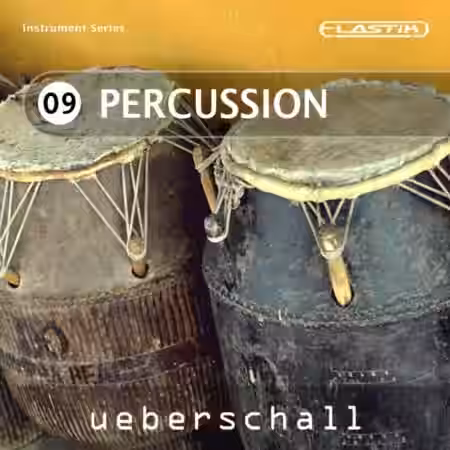 Ueberschall Percussion [Elastik] - Sample Pack Artwork
