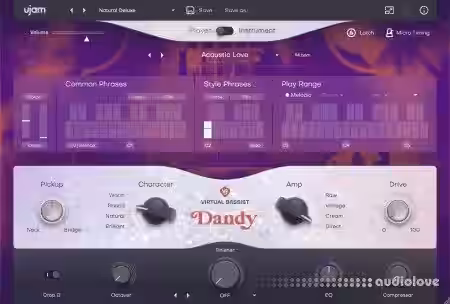 UJAM Virtual Bassist DANDY v2.1.1 [WiN, MacOSX] - Sample Pack Artwork