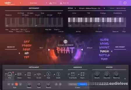 UJAM Virtual Drummer PHAT v2.1.0 / v2.1.0 M315 [WiN, MacOSX] - Sample Pack Artwork