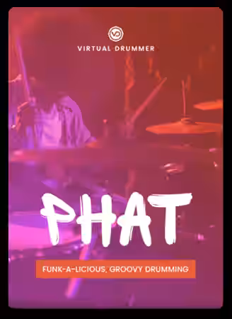 UJAM Virtual Drummer PHAT Library v1.0 - Sample Pack Artwork