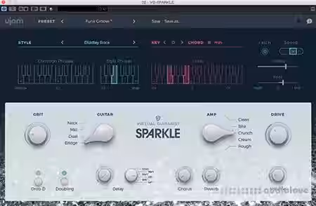 UJAM Virtual Guitarist SPARKLE v1.0.0 [WiN, MacOSX] - Sample Pack Artwork