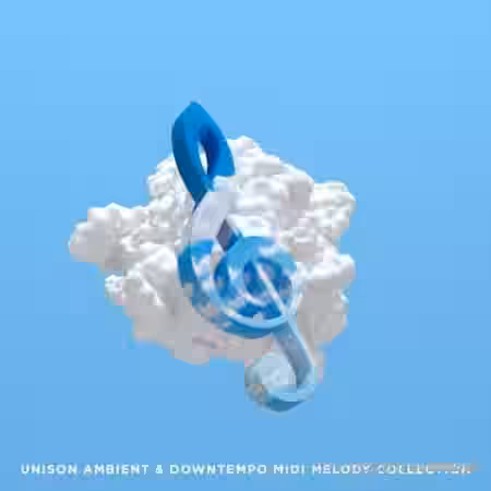 Unison Ambient and Downtempo MIDI Melody Collection [MiDi, WAV] - Sample Pack Artwork