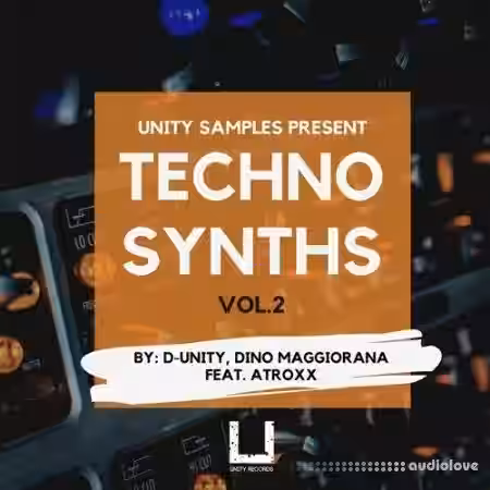 Unity Records Techno synths Vol.2 by D Unity, Dino Maggiorana feat. atroxx [WAV] - Sample Pack Artwork