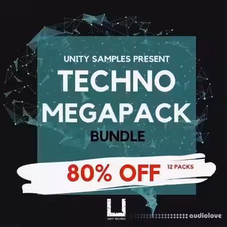Unity Samples present TECHNO MEGAPACK bundle [WAV] - Sample Pack Artwork