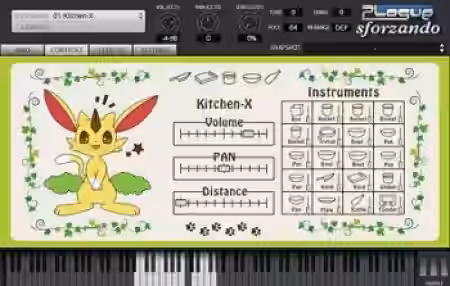 Unreal Instruments Kitchen-X [Sforzando] - Sample Pack Artwork