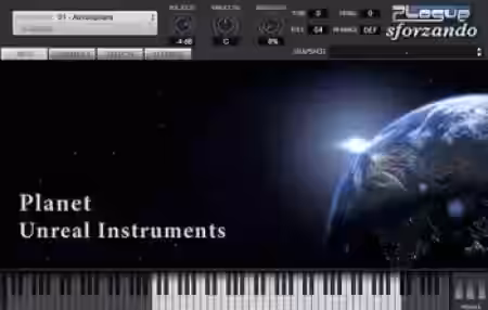 Unreal Instruments Planet [Sforzando] - Sample Pack Artwork