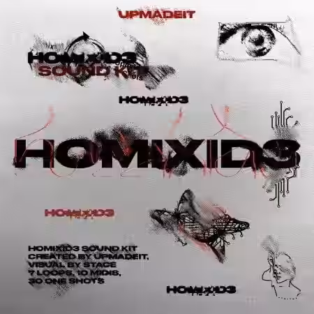 Upmadeit Homixid3 One Shot Kit [WAV, MiDi] - Sample Pack Artwork