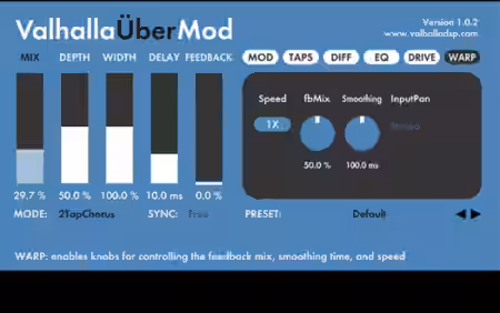 Valhalla DSP ValhallaUberMod v1.0.2 / v1.1.6 [WiN, MacOSX] - Sample Pack Artwork