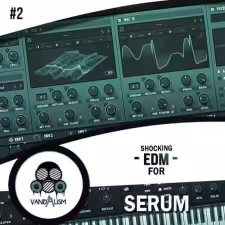 Vandalism Shocking EDM 2 For Serum [Synth Presets] - Sample Pack Artwork