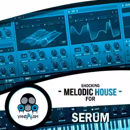 Vandalism Shocking Melodic House For Serum [WAV, Synth Presets] - Sample Pack Artwork