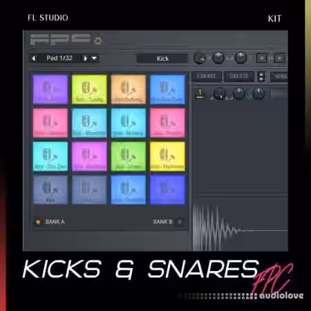 Veguzzi On The Beat FPC Kicks and Snares [Synth Presets] - Sample Pack Artwork