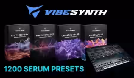 VibeSynth Serum Synergy 1200 + BONUS [MULTiFORMAT] - Sample Pack Artwork