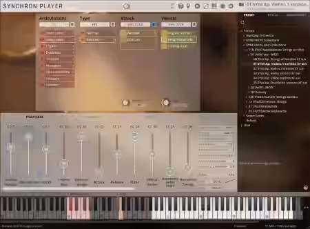 Vienna Symphonic Library Studio Appassionata Strings (Sordino) for Synchron Player - Sample Pack Artwork
