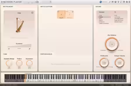 Vienna Symphonic Library Synchron Prime Harp v1.1 for Synchron Player - Sample Pack Artwork