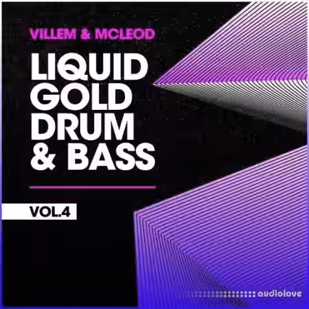 Villem & McLeod Samples & Sounds Liquid Gold Drum & Bass VOL 4 [WAV] - Sample Pack Artwork
