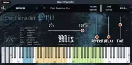 Vinyl Scratcher Pro by Joonas Ylanne [Decent Sampler] [Synth Presets] - Sample Pack Artwork