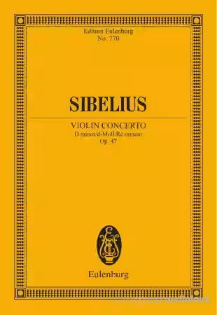 Violin Concerto D minor: Op. 47 - Sample Pack Artwork