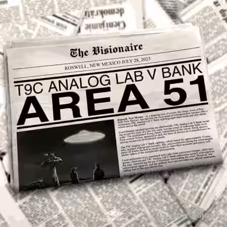 visionary T9C AREA 51 (Analog Lab V Bank) [Synth Presets] - Sample Pack Artwork