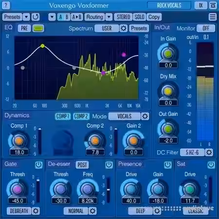 Voxengo Voxformer Multi-Effect Vocal Plugin v2.21 [WiN] - Sample Pack Artwork