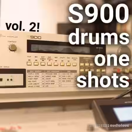 Vu S900 drums one shots Vol.2 [WAV] - Sample Pack Artwork