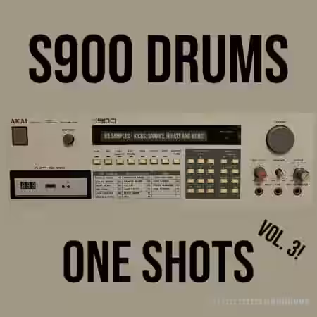 Vu S900 drums one shots Vol.3 [WAV] - Sample Pack Artwork