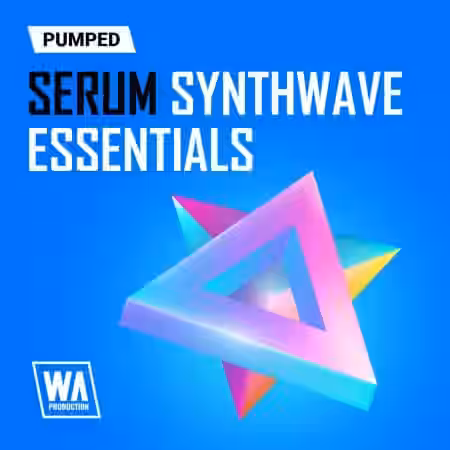 WA Production Pumped Serum Synthwave Essentials [Synth Presets] - Sample Pack Artwork