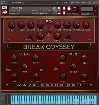Wavediggerz Break Odyssey [KONTAKT] - Sample Pack Artwork
