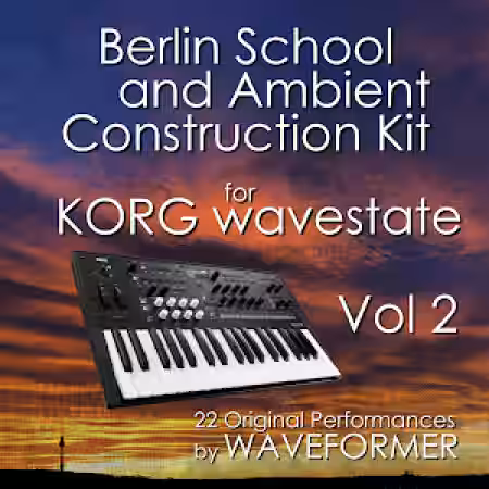 Waveformer Berlin School and Ambient Construction Kit Vol.2 for Korg Wavestate [Synth Presets] - Sample Pack Artwork