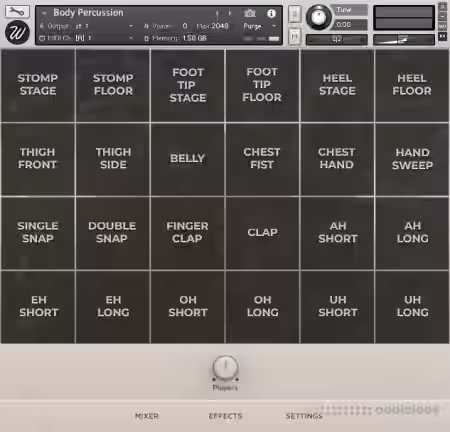 Wavesfactory Body Percussion [KONTAKT] - Sample Pack Artwork