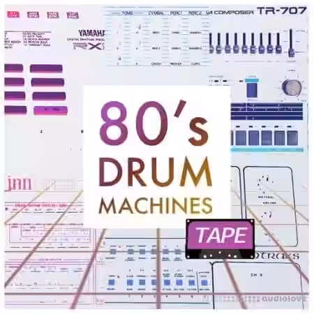 Whitenoise Records 80'S Tape Drum Machines [WAV] - Sample Pack Artwork