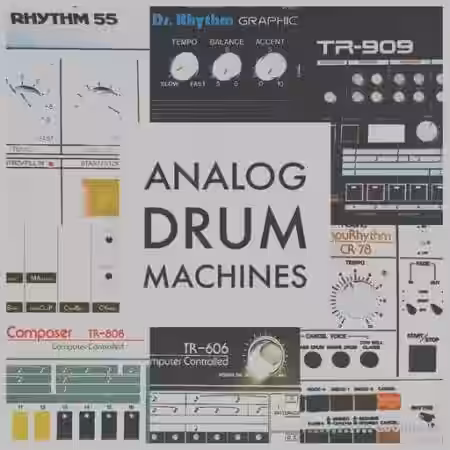 Whitenoise Records Analog Drum Machines [WAV] - Sample Pack Artwork