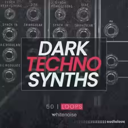 Whitenoise Records Dark Techno Synths LOOPS [WAV] - Sample Pack Artwork