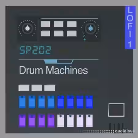 Whitenoise Records SP202 LO-FI 1 Drum Machines [WAV] - Sample Pack Artwork