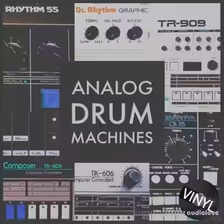 Whitenoise Records Vinyl Drum Machines [WAV] - Sample Pack Artwork