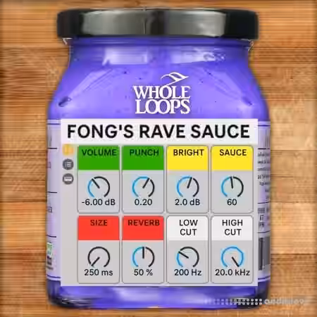 Whole Loops Fongs Rave Sauce (Mixing Presets For ABLETON LiVE 10) - Sample Pack Artwork