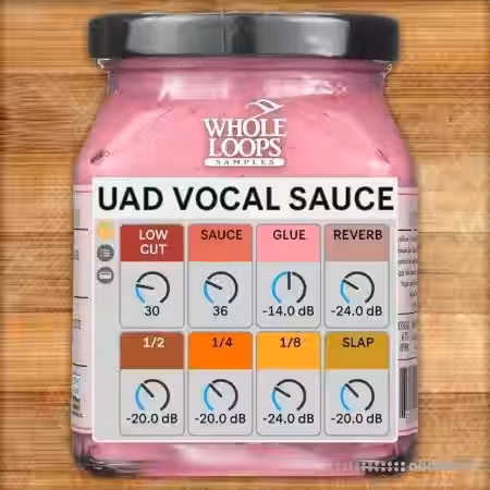 Whole loops UAD VOCAL SAUCE [DAW Templates] - Sample Pack Artwork