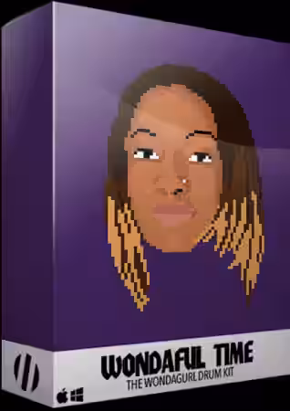 Wondaful Time The Official WondaGurl Drum Kit [WAV] - Sample Pack Artwork