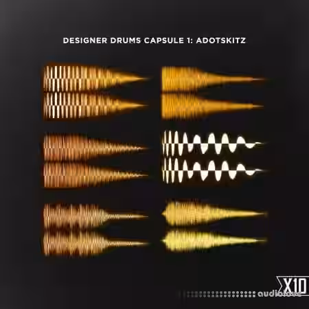 X10 DESIGNER DRUMS CAPSULE 1 AdotSkitz [WAV] - Sample Pack Artwork