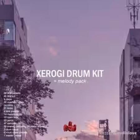 XEROGI Drum Kit (with melody pack) [WAV, DAW Templates] - Sample Pack Artwork