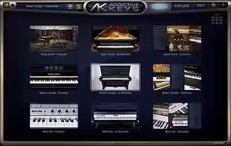 XLN Audio Addictive Keys v1.5.3 [U2B] [MacOSX] - Sample Pack Artwork